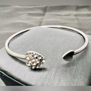 Elegant Silver Crystal Bracelet